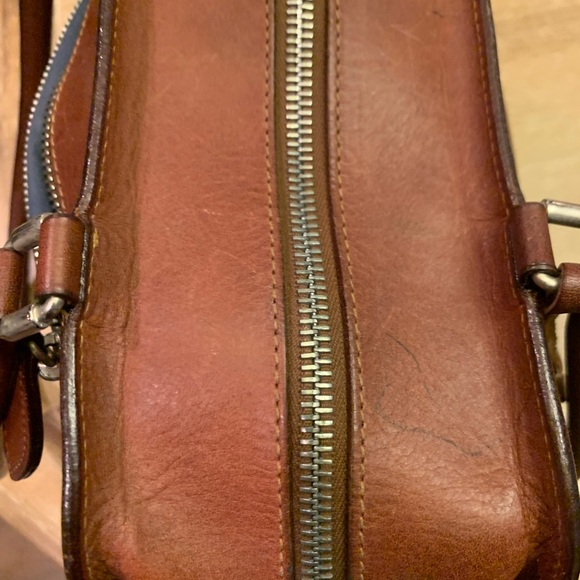 Preloved Dooney & Bourke Brown Leather Alto Collection Bag made in Italy - Picture 12 of 16